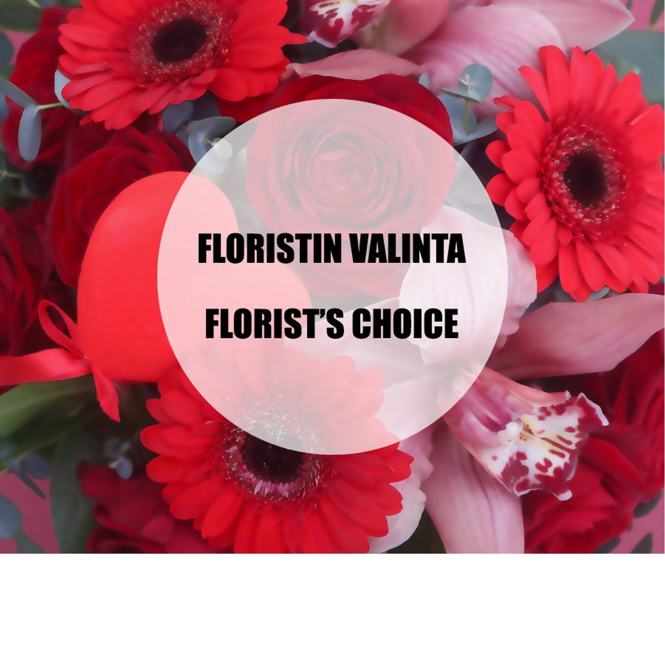 Valentine's day bouquet red, florist's choice