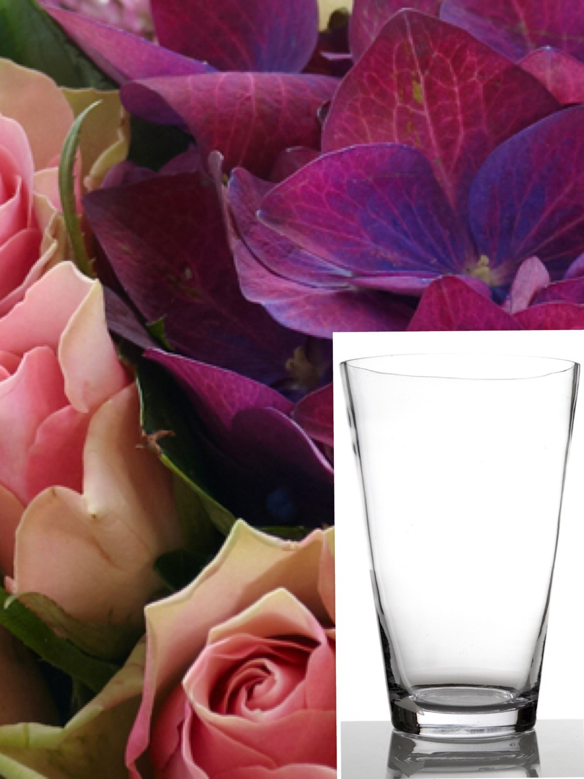 Bouquet and vase